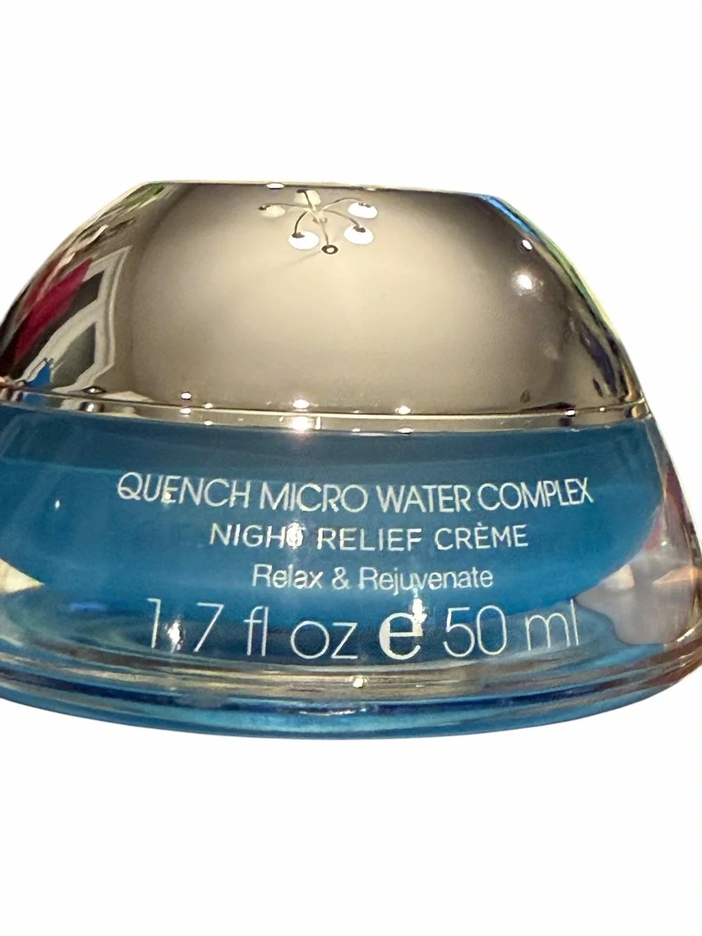 Quench Micro Water Complex Night Relief Creme Full Size Paraben Free Hydrating‎